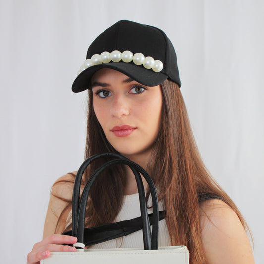 Gorra Clásica Perlas